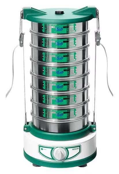 Sieve Shaker, 8 In, 220VAC, 50 Hz, Analog