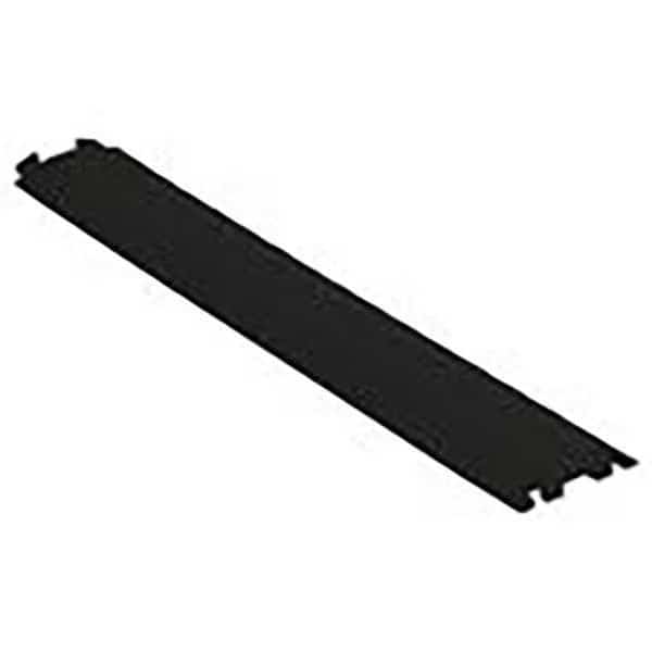 Cable Protector, 3/4 in H, 36-3/4 in L, 5-3/4 in W, 1 Channel, Polyurethane, Black
