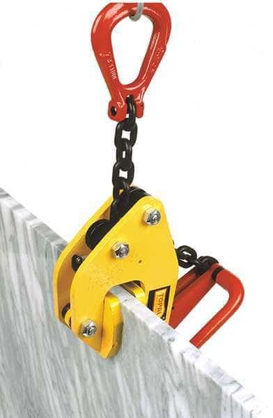 Nonmarring Plate Clamp, 1100 lb, 13/16 In