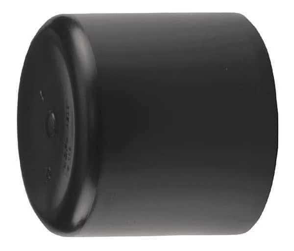 End Cap, 2 In, Polyethylene