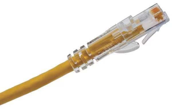Ethernet Cable, Cat 6A, Yellow, 3 ft.