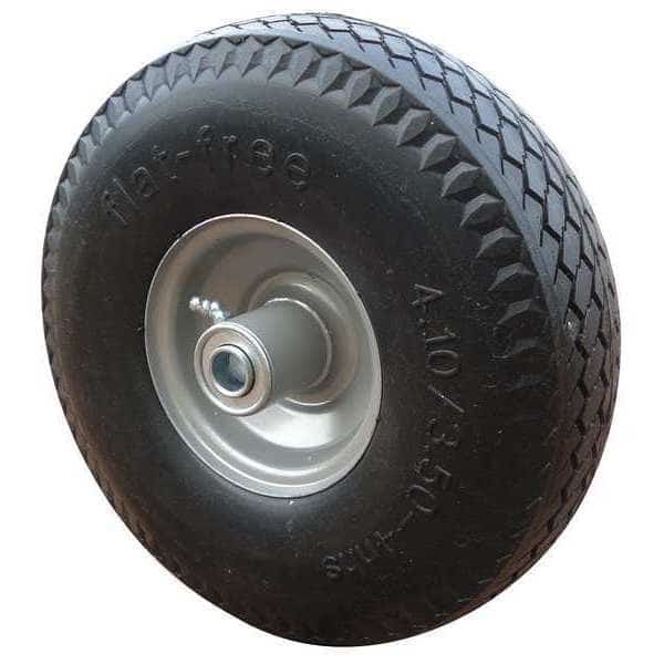 Never Flat Wheel, 10-1/2 In, 350 lb