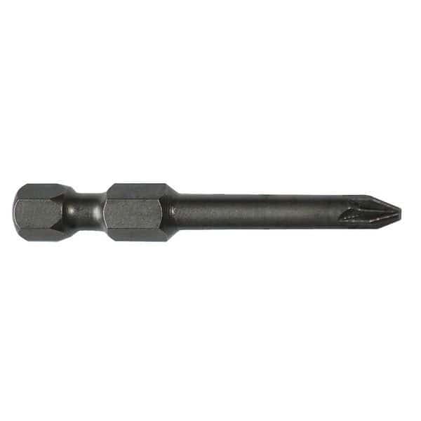 Power Bit, SAE, 1/4", Hex Power Drive, PK5