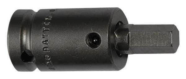 Socket Bit, 1/2 in. Dr, 5/16 in. Hex, PK5