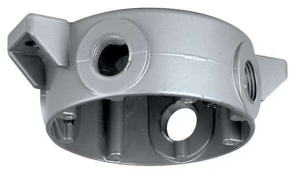 HazCeilingMount,5 1/2"L,3"W,5 1/4"H,Gray, Mfr#: VBC-1, HUBBELL KILLARK