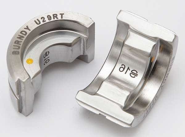 Crimping Die,U Style,12 tons,250 kcmil, Mfr#: U29RT, BURNDY