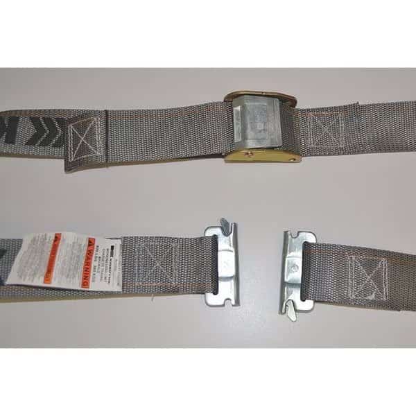 Logistic Cam Buckle Strap, 16ftx2In, 835lb, KINEDYNE, Mfr# 651601GRA