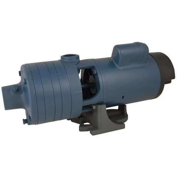 Booster Pump, 1 1/2 hp, 120/240V AC, 1 Phase, 1-1/2 in NPT Inlet Size, 2 Stage, 69 psi Max Pressure