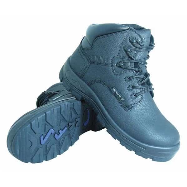 Poseidon, Women's Composite Toe Hiker Work Boot, Black, 7.5, M, 650