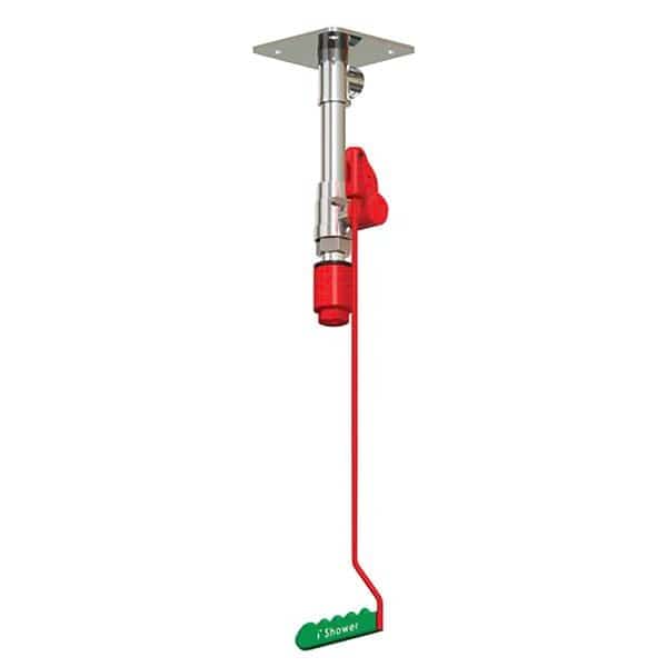 Drench Shower, Ceiling Mount, Stainless Steel Pipes
