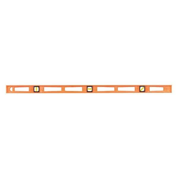 Level,Plastic,48" L,3 Vials,Orange , Mfr#: 7748-O