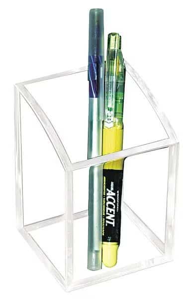 Pencil Cup,Clear,Acrylic, Mfr#: KTKAD20, KANTEK
