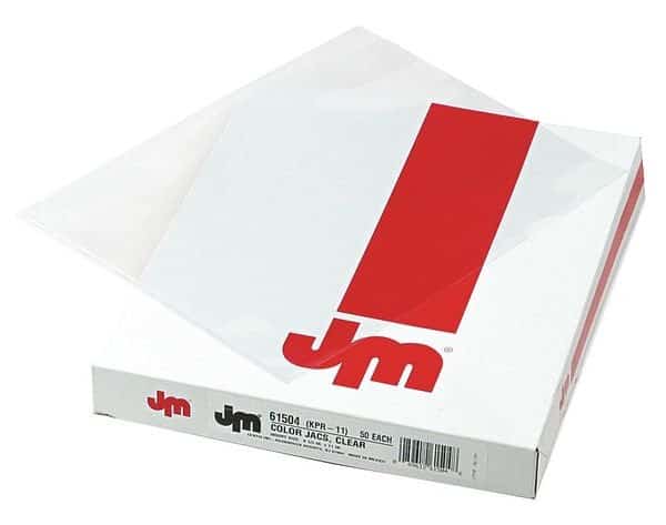 Expandable File Jacket, Clear, Pk50