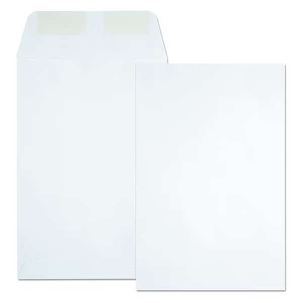 Catalog Envelope, White, Paper, PK500, QUALITY PARK, Mfr# QUA40788