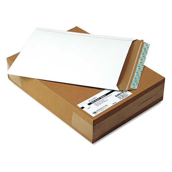 Photo/Doc Envelope, Wht, Fiberboard, PK25