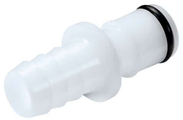 Coupler, Push In, Acetal, White