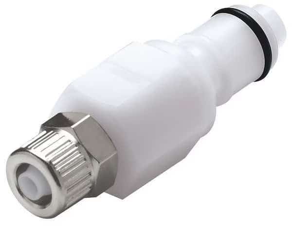 Coupler, Push In, Acetal, White