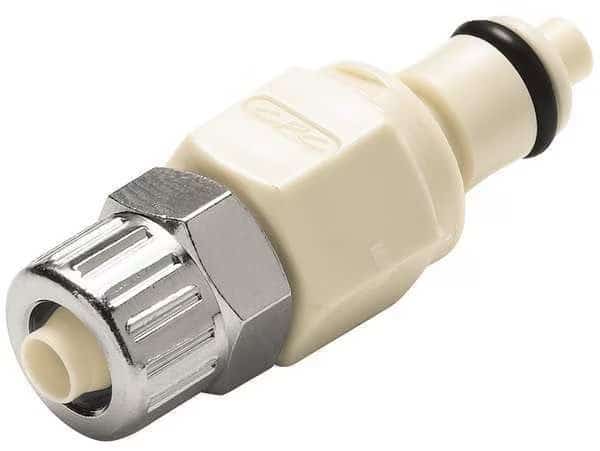 1/4" Tube Valved Inline Coupling Insert