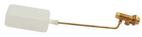 Mini Float Valve, 3/8 In, Brass/Plastic