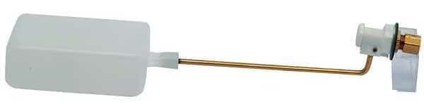 Mini Float Valve, 1/4 In, Brass/Plastic