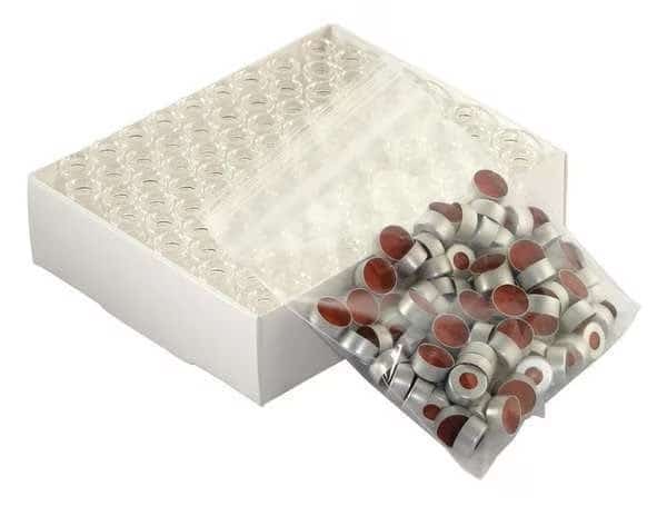 Autosampler Vial, Natural AlumSeal, PK100