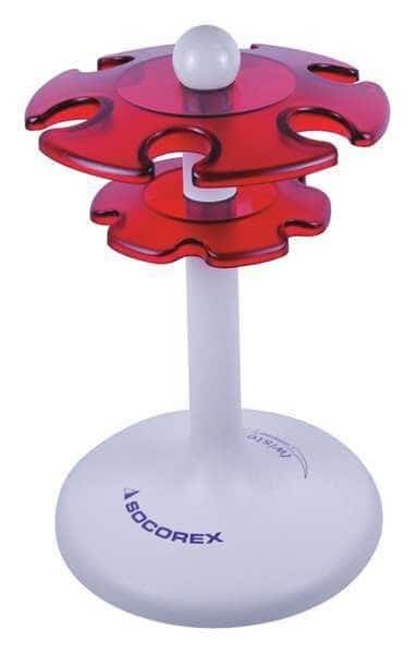 Pipette Stand, Hold 6 Pipettes, Red