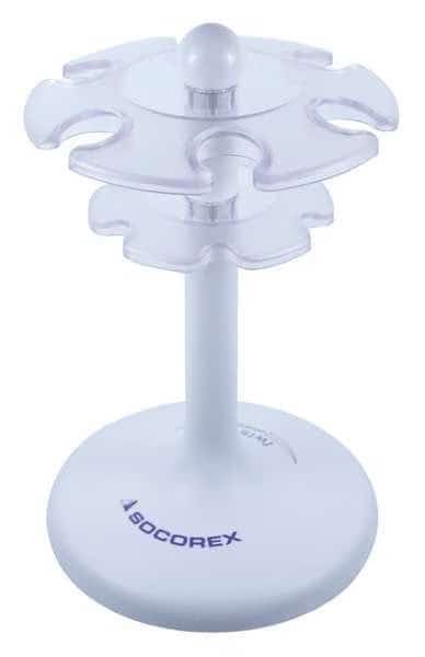 Pipette Stand, Hold 6 Pipettes, White, WHEATON, Mfr# W870162