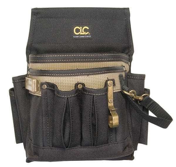 Tool Pouch, Black, Polyester, 10 Pockets