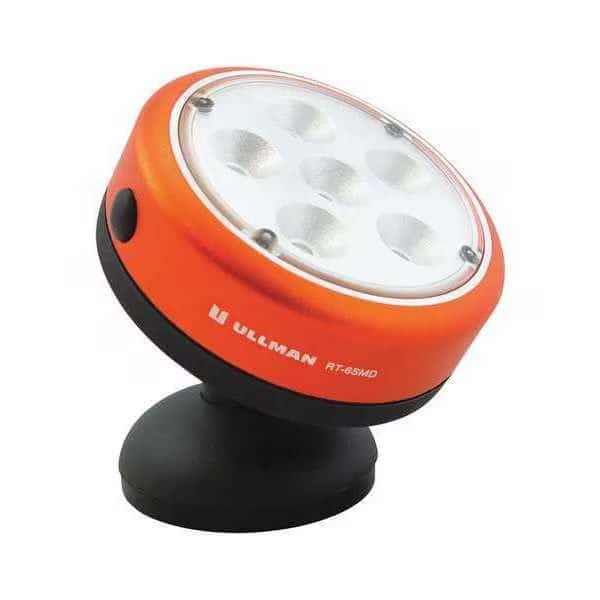 ULLMAN 110 Lumens, LED Red/Black Magnetic Light