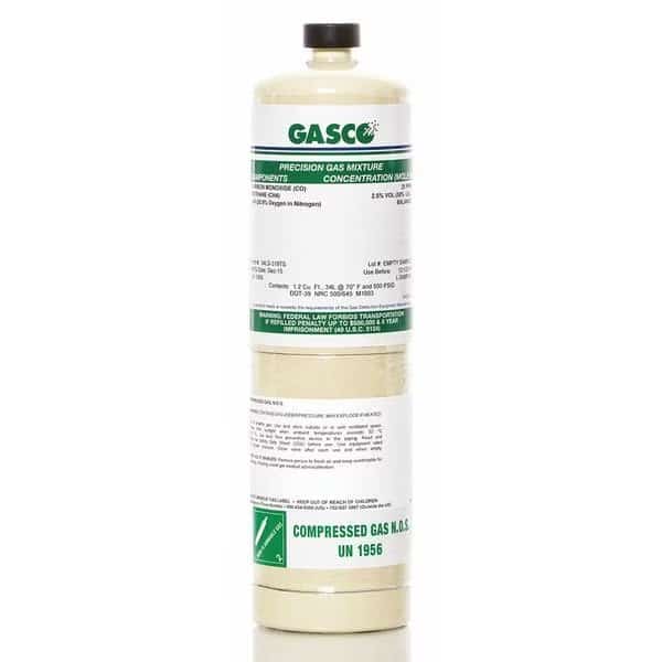 Calibration Gas, Air, Benzene, 34 L, CGA 600 Connection, +/-5% Accuracy, 500 psi Max. Pressure