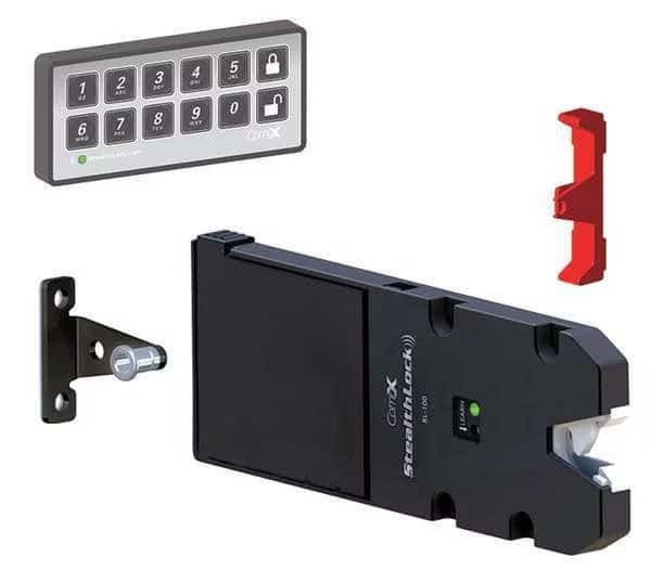 Electronic Cabinet Lock, Black, 12 Button