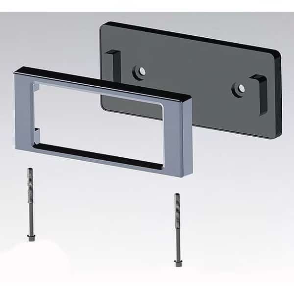 Transmitter pad wall mounting plate