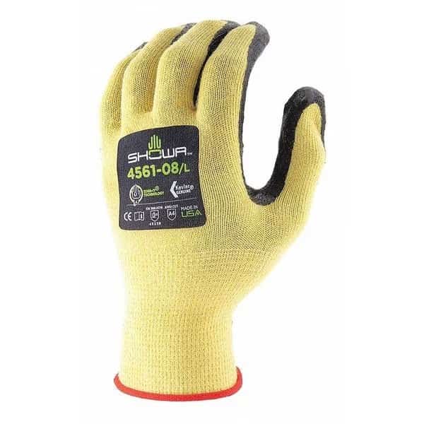 Cut-Resistant Coated Gloves, Cut Level A4 , Dipped , Foam Nitrile , Smooth , L 1 PR