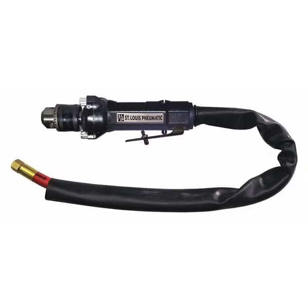 Lighted Mid Size Buffer w/Exhaust Hose, Mfr#: SLP-84228LREK, ST. LOUIS PNEUMATIC