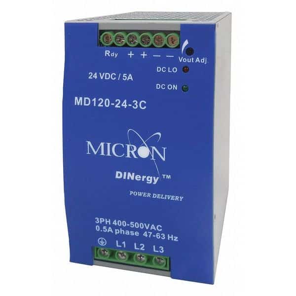 DC Power Supply, 24V DC, 120W