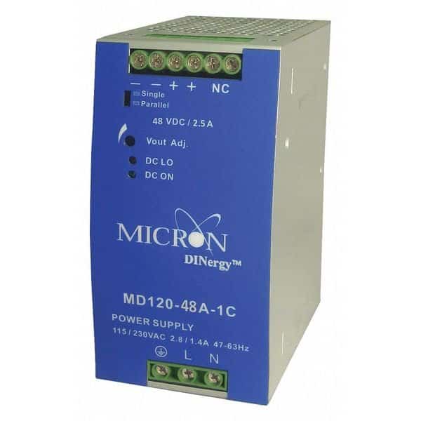 DC Power Supply, 48V DC, 120W