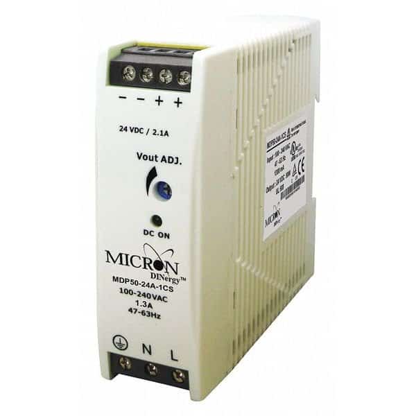 DC Power Supply 22.5-28.5VDC 30MM Width, DINERGY, Mfr# MDP50-24A-1CS