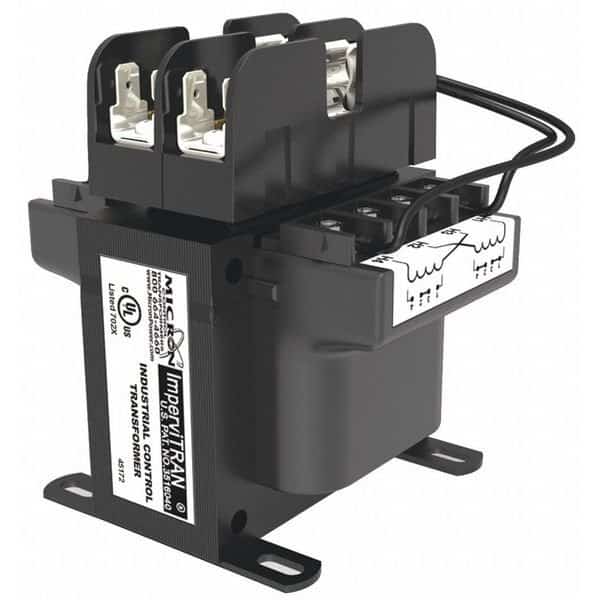 Transformer 100VA Primary Fuse 4.5 In. H, IMPERVITRAN, Mfr# B100BTW37RX