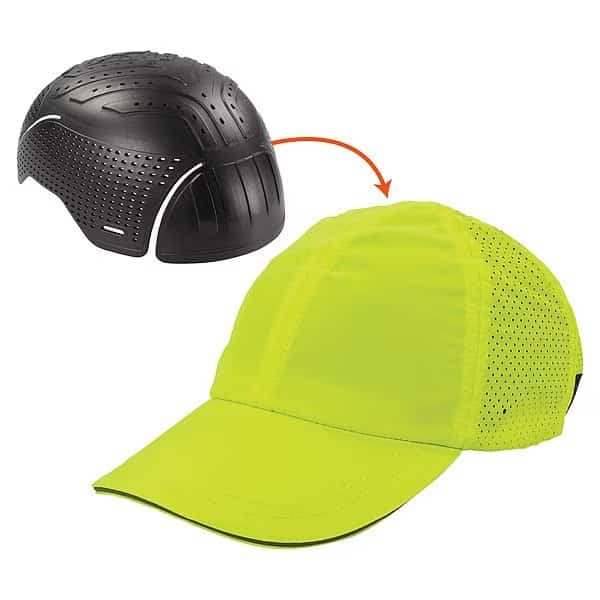 Bump Cap, Baseball, Polyethylene, None Suspension, Fits Hat Size One Size Fits Most, Ergodyne, Mfr#: 8947