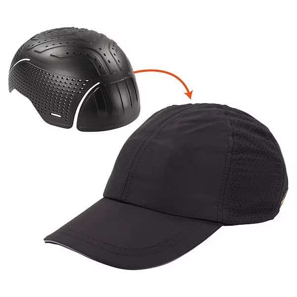 Bump Cap, Baseball, Polyethylene, None Suspension, Fits Hat Size 6 1/4 to 7 1/4