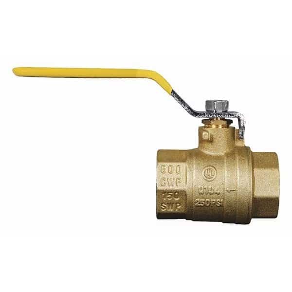 Full Port Brass Ball Valve, 1/4"