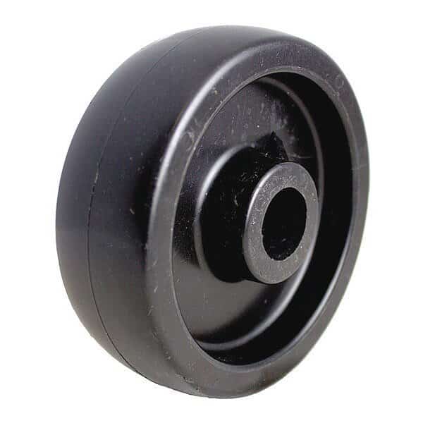Wheel, Blck Plypropyln, 5" x 2", Plan Bor