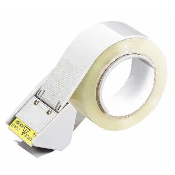 Plastic Clamshell Tape Dispenser.  2", 2" Max. Tape Width. Plastic, Gray