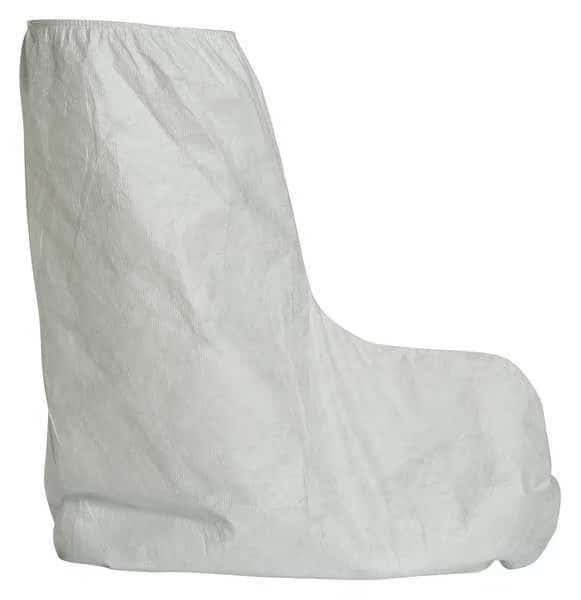 Disposable Boot Covers, Tyvek(R) 400, White, Slip Resistant Sole: No , Universal