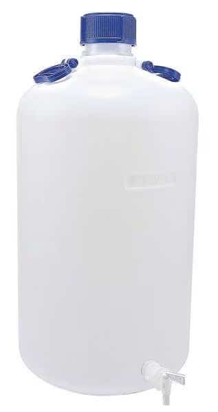 Carboy, Narrow Mouth, 50L, HDPE, Translucent