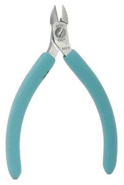 4 1/4 in 600 Precision Diagonal Cutting Plier Flush Cut Narrow Nose Uninsulated
