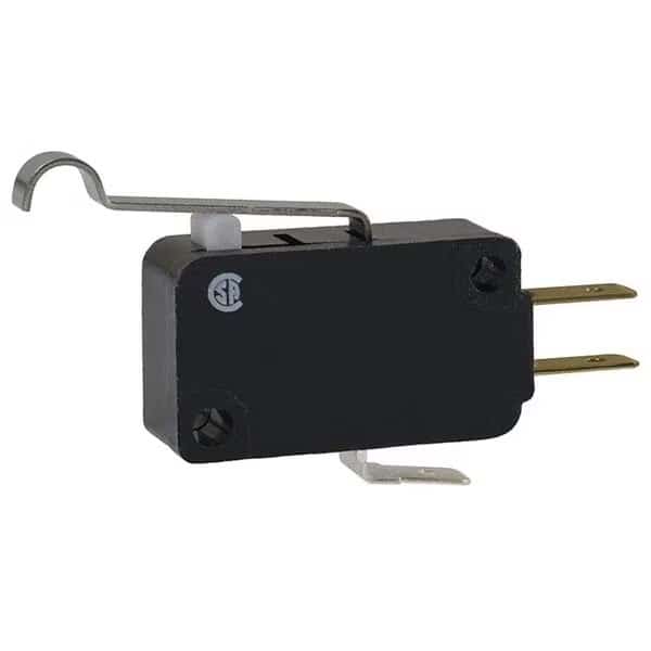 Miniature Snap Action Switch, Lever, Simulated Roller Actuator, SPDT, 3A @ 240V AC Contact Rating, HONEYWELL, Mfr# V7-1B17D8-263