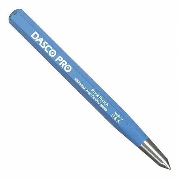 Prick Punch,3/8 x 5 In,Carbon Steel, Mfr#: 541, DASCO PRO