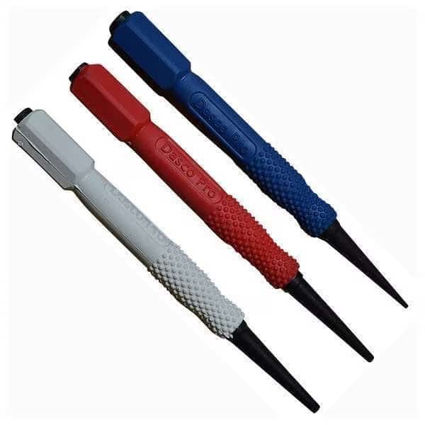 Nail Set, 5" L, Red, White & Blue, 3 Pcs