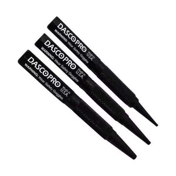 Nail Set,4 In L,Black Oxide,3 Pc, Mfr#: 77, DASCO PRO